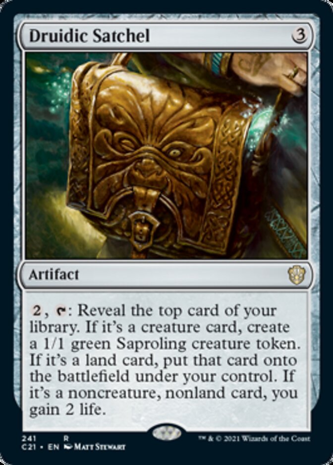 Druidic Satchel [Commander 2021] | Gamer Loot