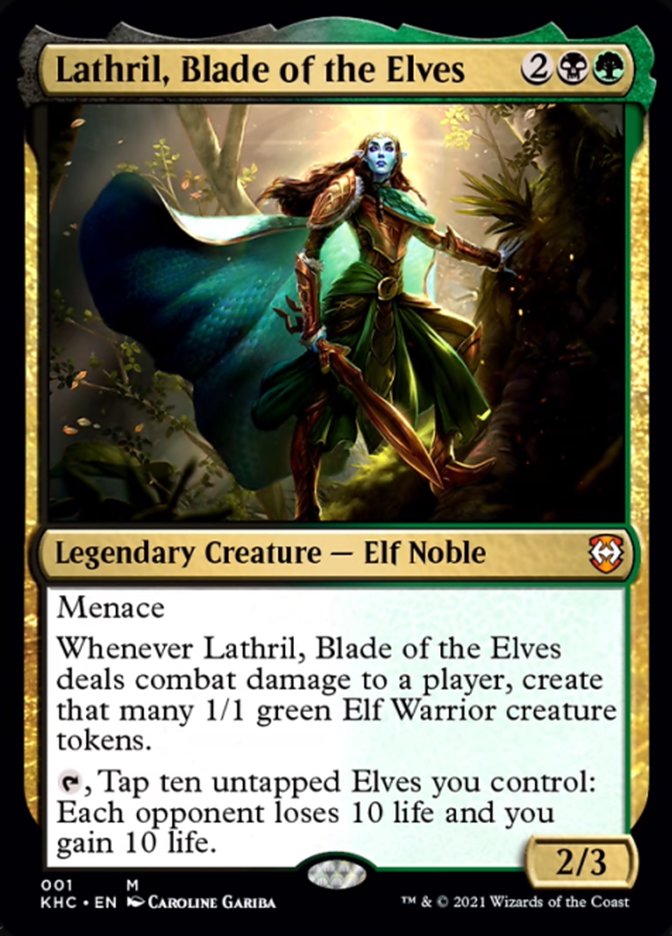 Lathril, Blade of the Elves [Kaldheim Commander] | Gamer Loot