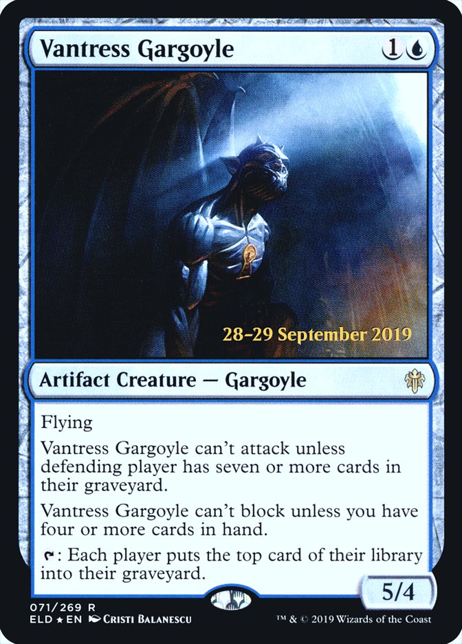 Vantress Gargoyle  [Throne of Eldraine Prerelease Promos] | Gamer Loot