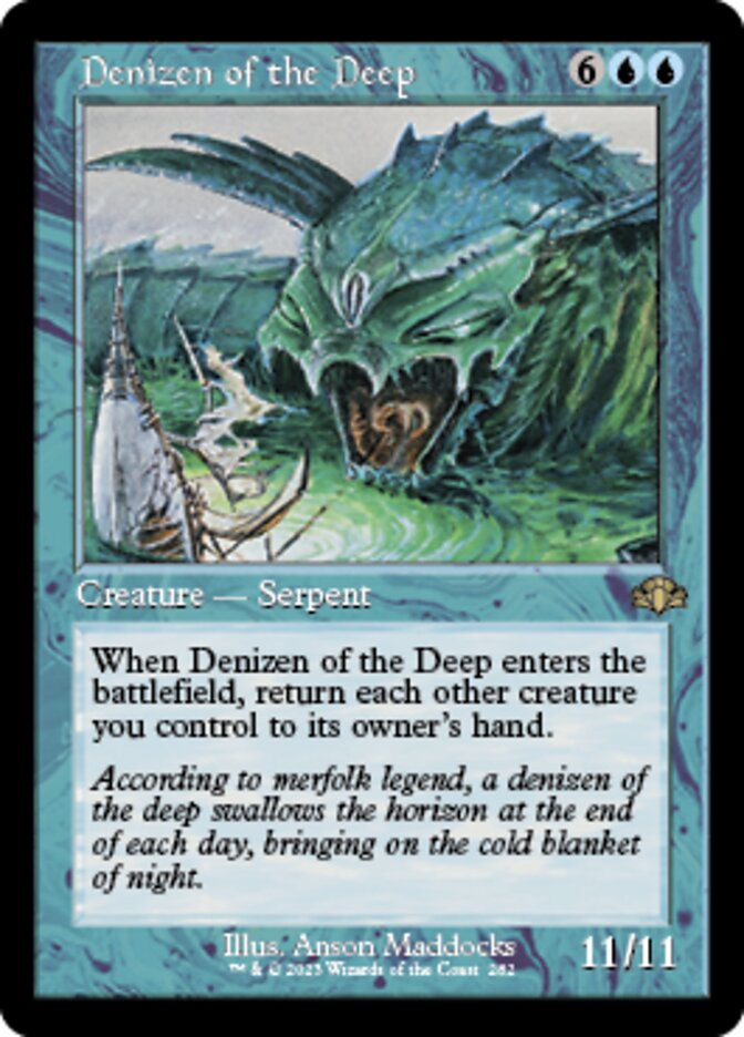 Denizen of the Deep (Retro) [Dominaria Remastered] | Gamer Loot