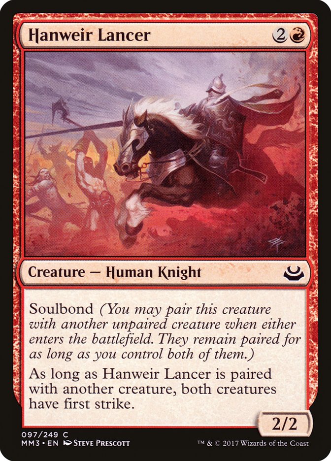 Hanweir Lancer [Modern Masters 2017] | Gamer Loot