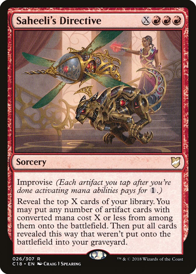Saheeli's Directive [Commander 2018] | Gamer Loot