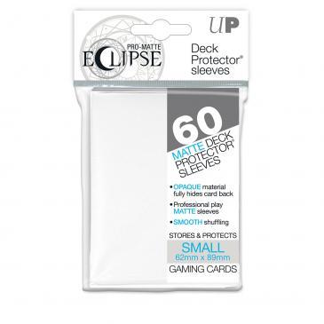 PRO-Matte Eclipse White Small Deck Protector sleeves 60ct | Gamer Loot