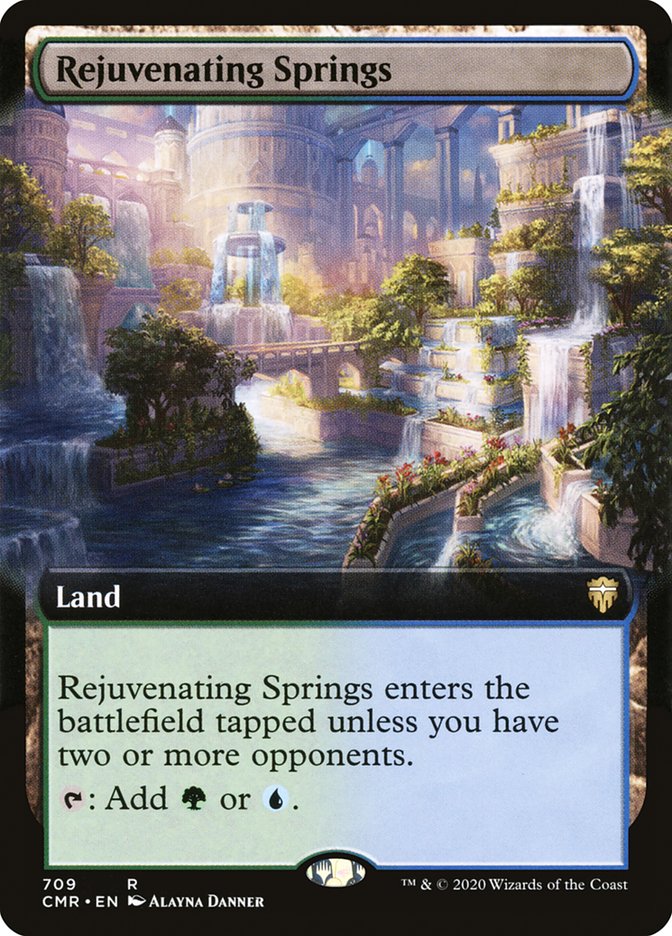 Rejuvenating Springs (Extended) [Commander Legends] | Gamer Loot