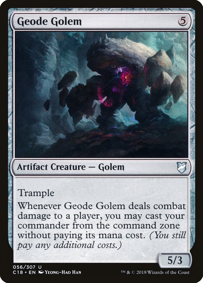 Geode Golem [Commander 2018] | Gamer Loot