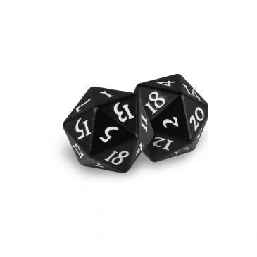 Heavy Metal D20 Dice - Black Magic | Gamer Loot