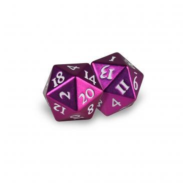 Heavy Metal D20 Dice - Grenadine | Gamer Loot