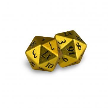 Heavy Metal D20 Dice - Bumblebee | Gamer Loot