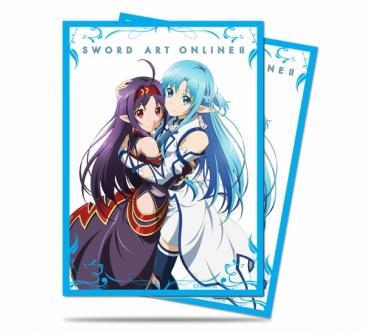 Sword Art Online II Yuuki & Asuna Standard Deck Protector sleeves 65ct | Gamer Loot