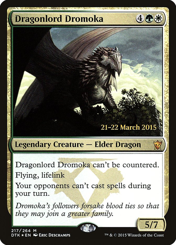 Dragonlord Dromoka  [Dragons of Tarkir Prerelease Promos] | Gamer Loot