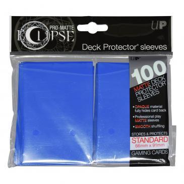 PRO-Matte Eclipse Pacific Blue Standard Deck Protector sleeve 100ct | Gamer Loot