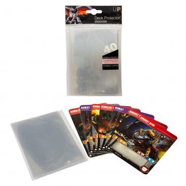 Oversized Clear Top Loading Deck Protector Sleeves 40ct | Gamer Loot