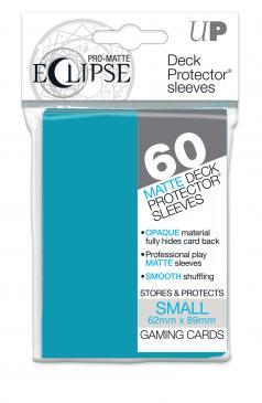 PRO-Matte Eclipse Sky Blue Small Deck Protector sleeve 60ct | Gamer Loot