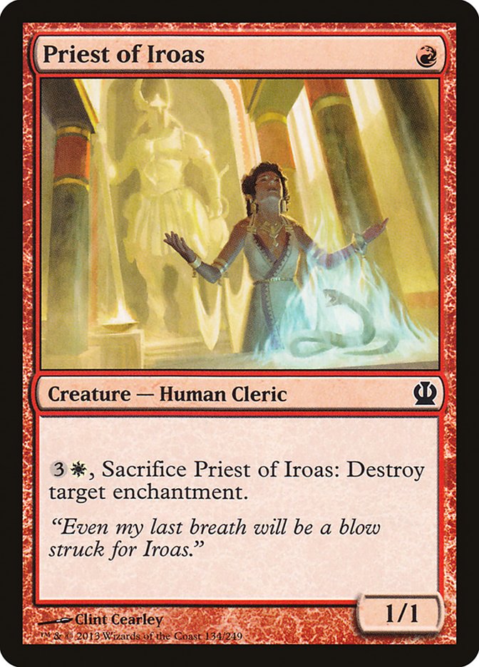 Priest of Iroas [Theros] | Gamer Loot