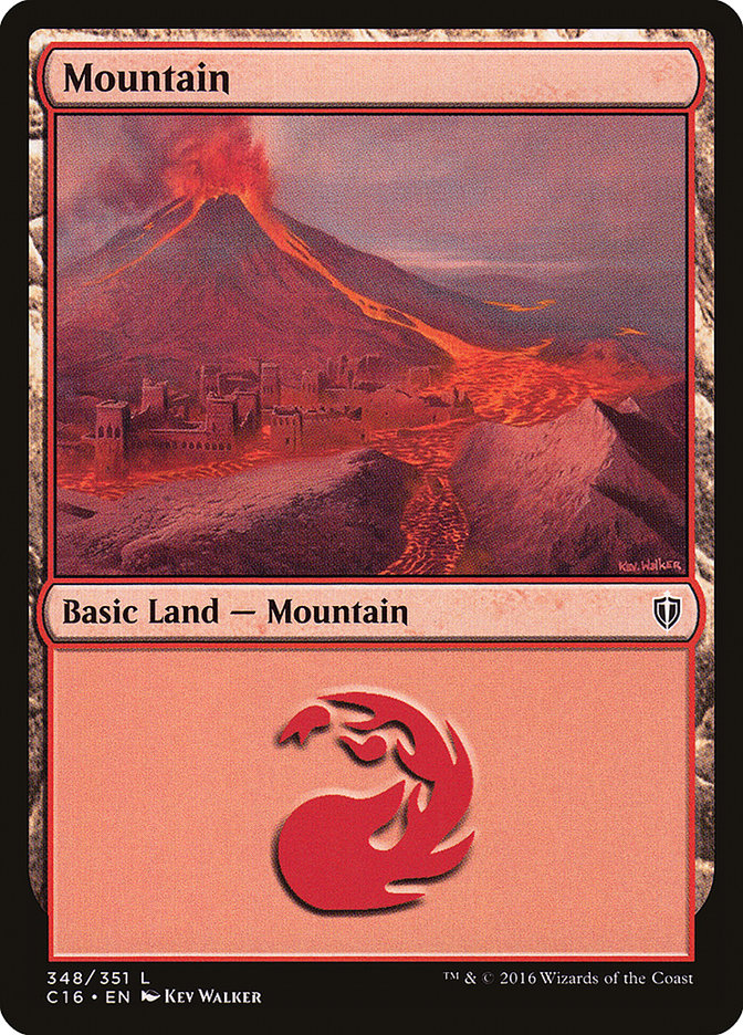 Mountain (348) [Commander 2016] | Gamer Loot
