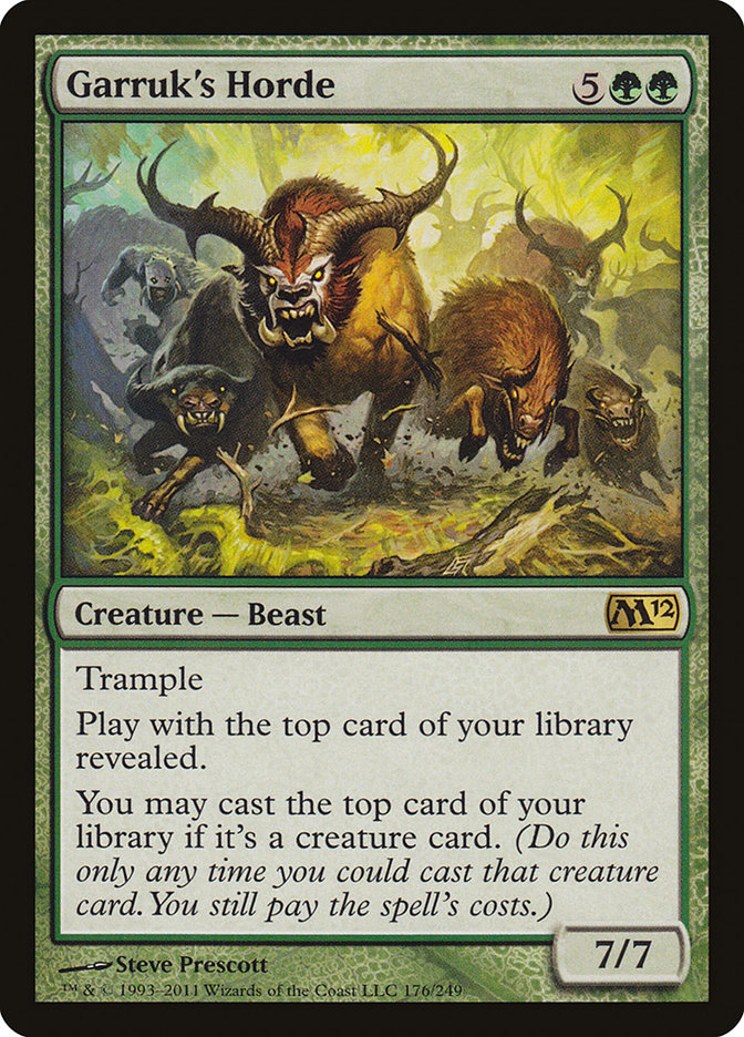 Garruk's Horde [Magic 2012] | Gamer Loot