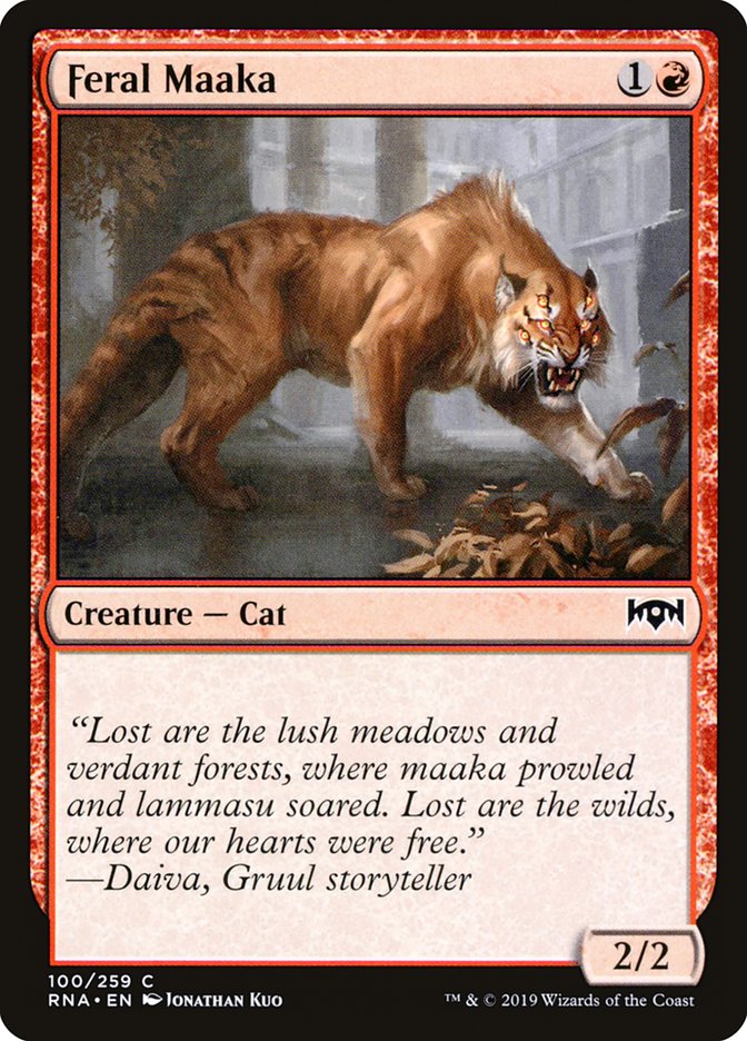 Feral Maaka [Ravnica Allegiance] | Gamer Loot