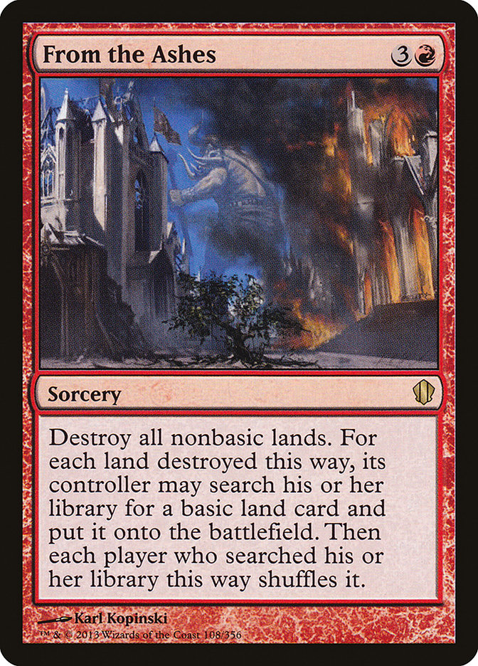 From the Ashes [Commander 2013] | Gamer Loot