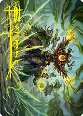 Witherbloom Command Art Card (Gold-Stamped Signature) [Strixhaven: School of Mages Art Series] | Gamer Loot
