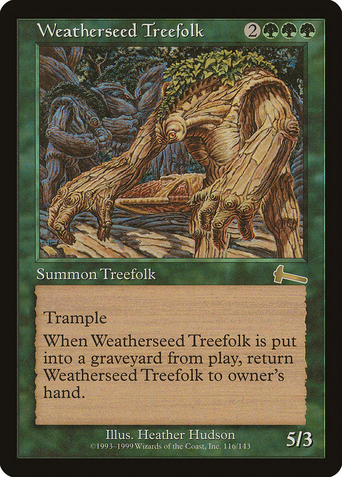 Weatherseed Treefolk [Urza's Legacy] | Gamer Loot