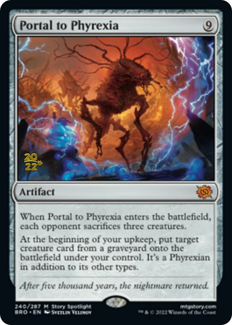 Portal to Phyrexia [The Brothers' War: Prerelease Promos] | Gamer Loot