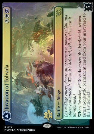 Invasion of Tolvada // The Broken Sky [March of the Machine Prerelease Promos] | Gamer Loot