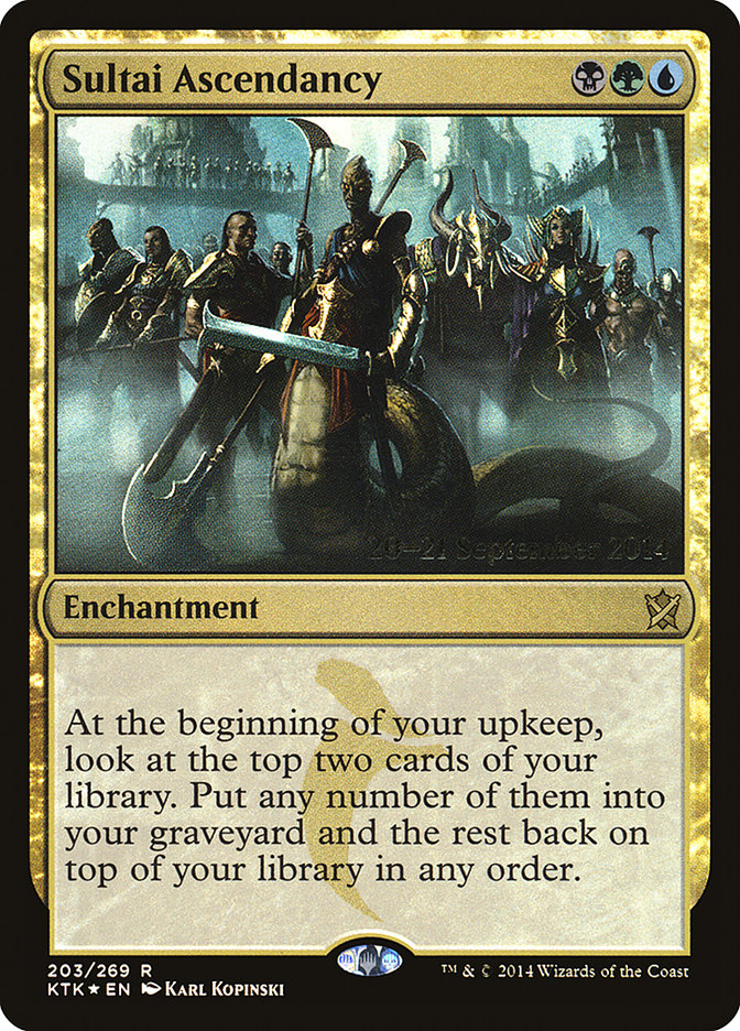 Sultai Ascendancy  [Khans of Tarkir Prerelease Promos] | Gamer Loot