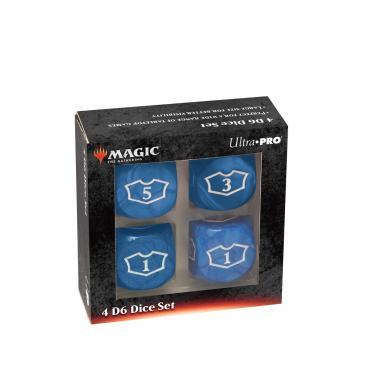 Deluxe 22MM Blue Mana Loyalty Dice Set for Magic: The Gathering | Gamer Loot