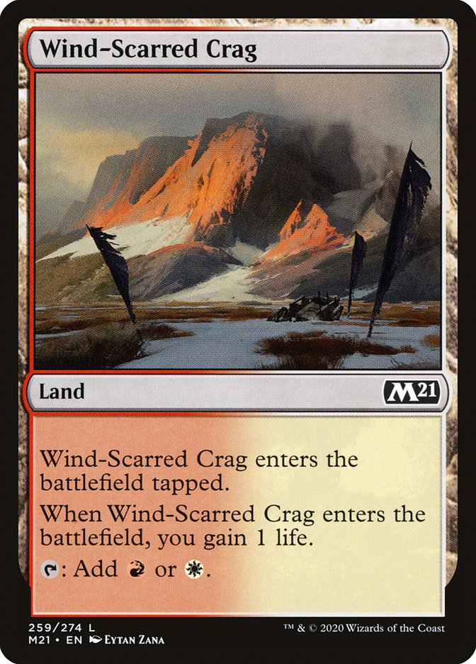 Wind-Scarred Crag [Core Set 2021] | Gamer Loot