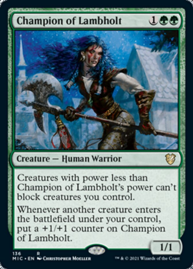 Champion of Lambholt [Innistrad: Midnight Hunt Commander] | Gamer Loot