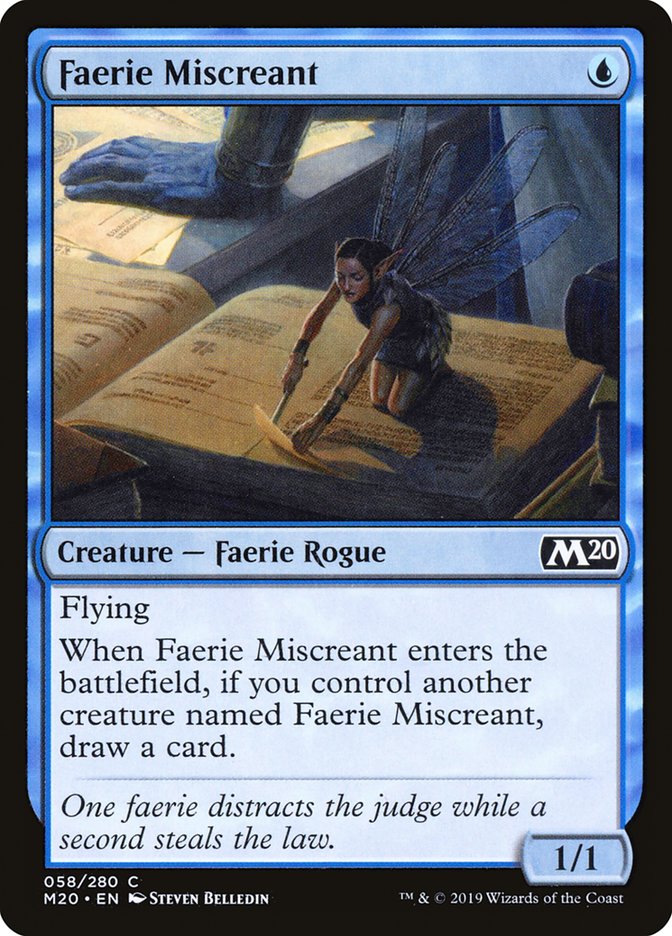 Faerie Miscreant [Core Set 2020] | Gamer Loot