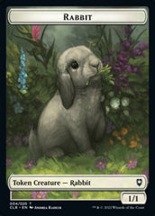 Treasure // Rabbit Double-sided Token [Commander Legends: Battle for Baldur's Gate Tokens] | Gamer Loot