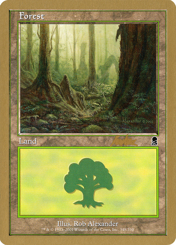 Forest (bk348) (Brian Kibler) [World Championship Decks 2002] | Gamer Loot
