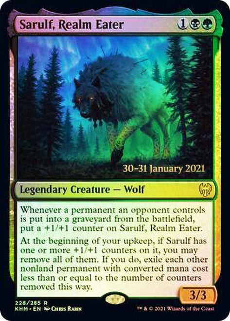 Sarulf, Realm Eater [Kaldheim Prerelease Promos] | Gamer Loot