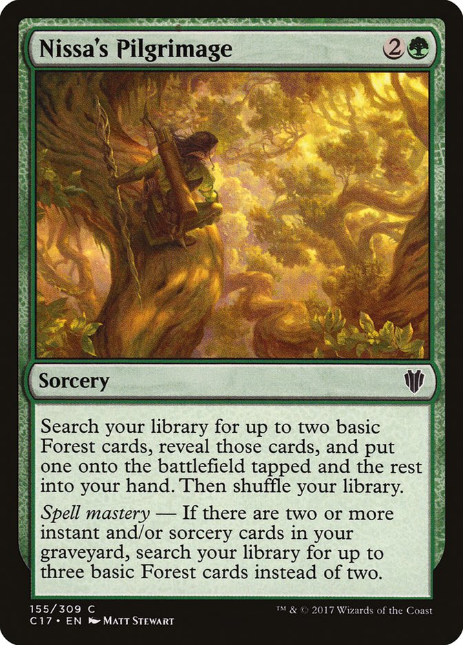 Nissa's Pilgrimage [Commander 2017] | Gamer Loot