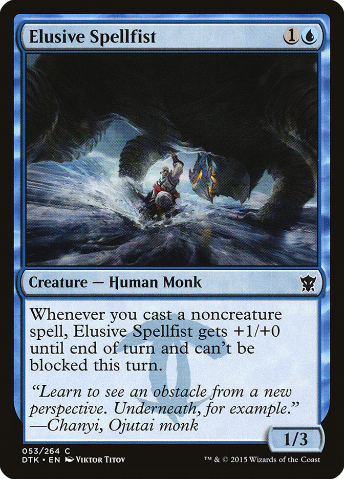 Elusive Spellfist [Dragons of Tarkir] | Gamer Loot