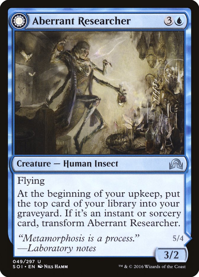 Aberrant Researcher // Perfected Form [Shadows over Innistrad] | Gamer Loot