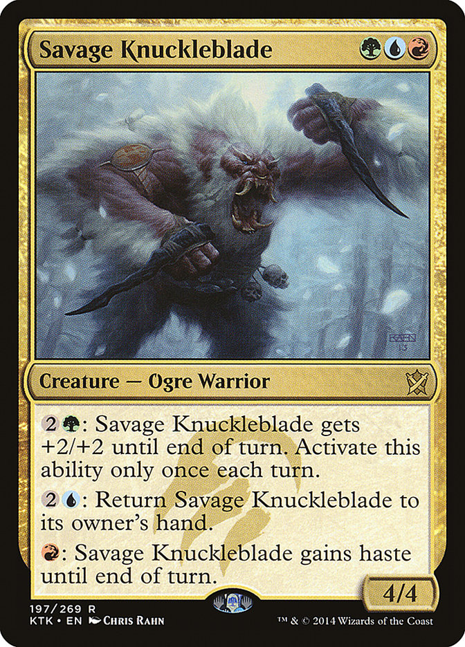 Savage Knuckleblade [Khans of Tarkir] | Gamer Loot