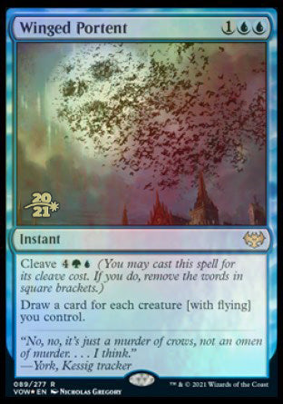 Winged Portent [Innistrad: Crimson Vow Prerelease Promos] | Gamer Loot