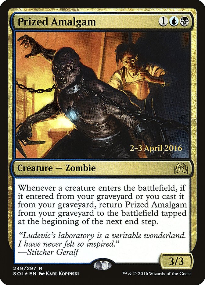 Prized Amalgam [Shadows over Innistrad Prerelease Promos] | Gamer Loot
