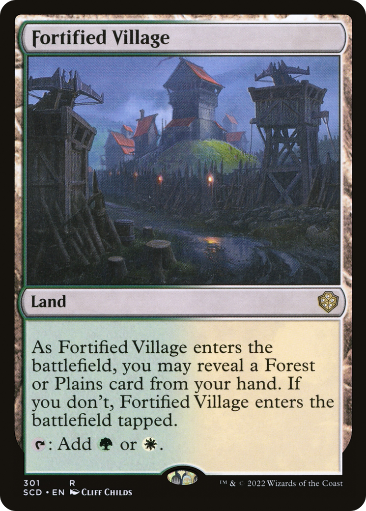 Fortified Village [Starter Commander Decks] | Gamer Loot