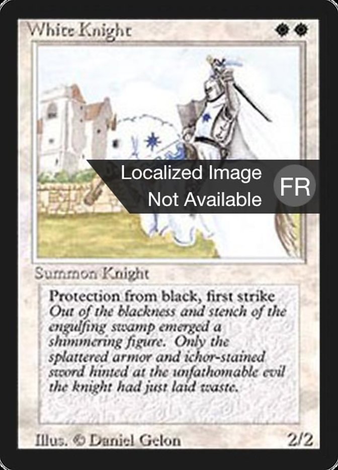 White Knight [Foreign Black Border] | Gamer Loot