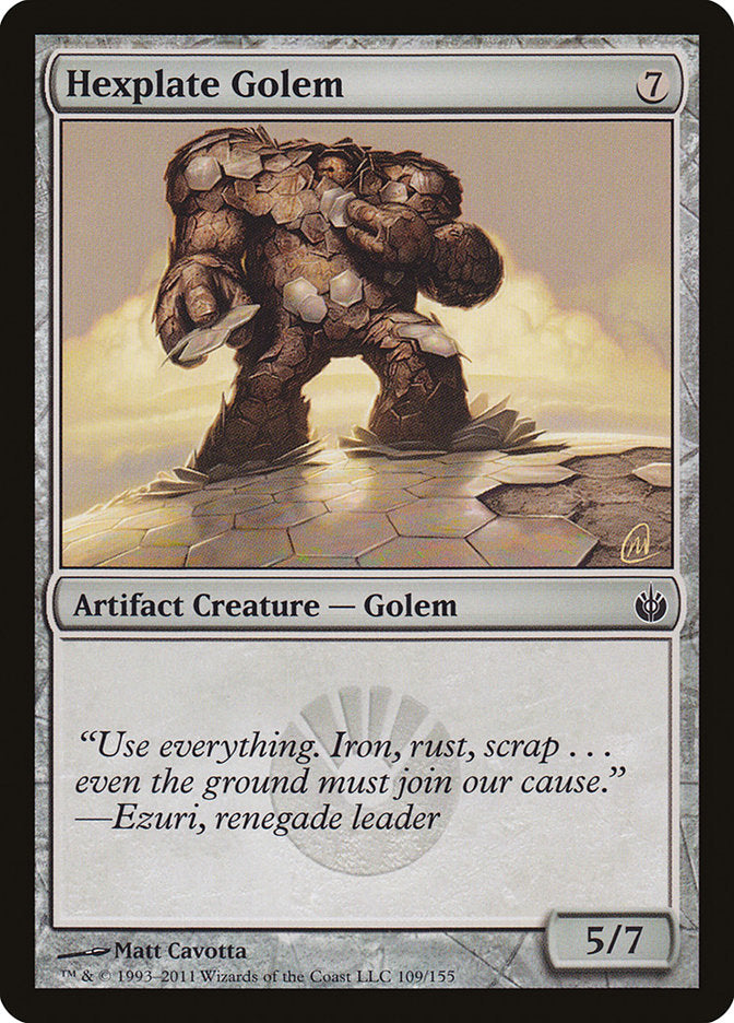 Hexplate Golem [Mirrodin Besieged] | Gamer Loot