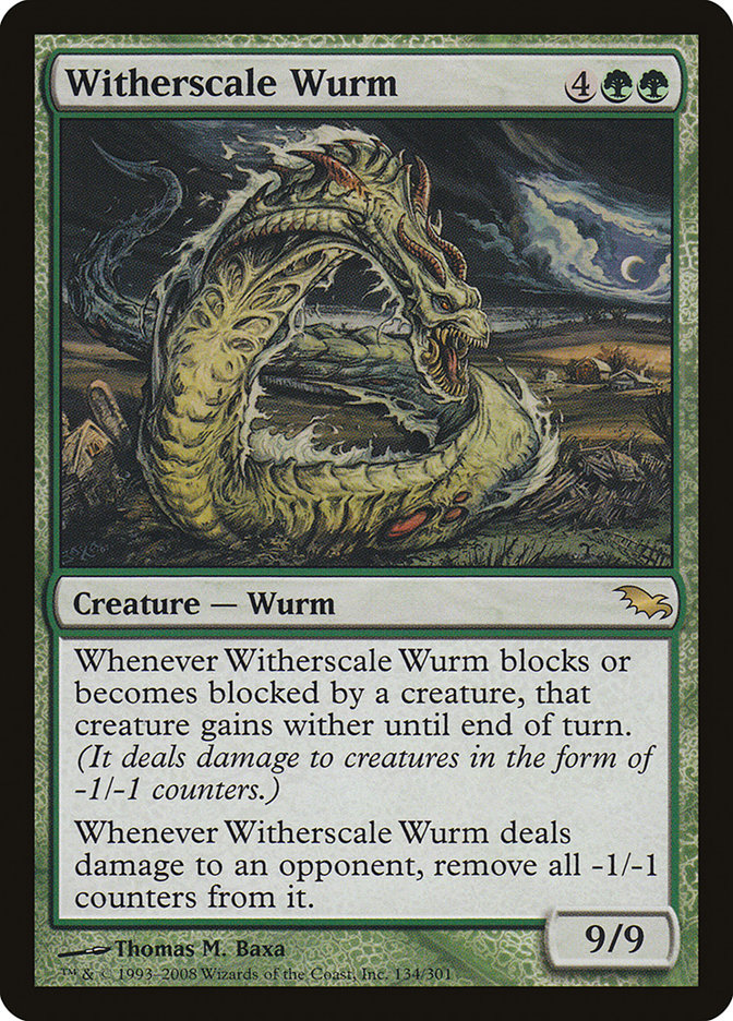 Witherscale Wurm [Shadowmoor] | Gamer Loot