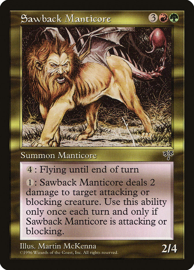 Sawback Manticore [Mirage] | Gamer Loot