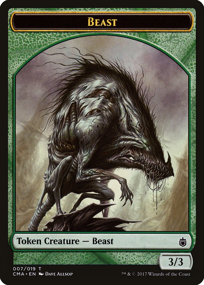 Beast (007/019) [Commander Anthology Tokens] | Gamer Loot