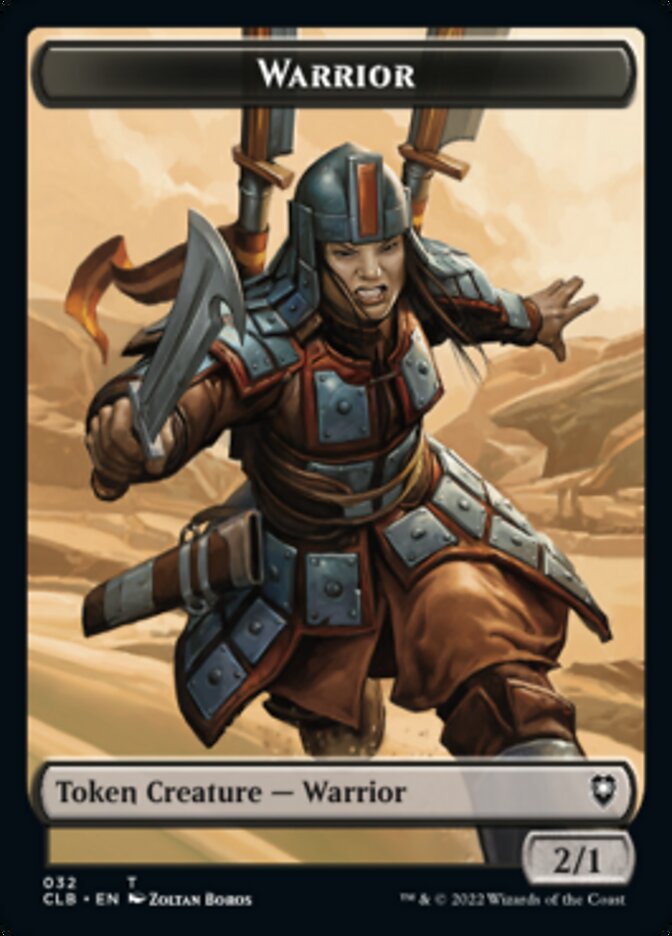 Warrior // Inkling Double-sided Token [Commander Legends: Battle for Baldur's Gate Tokens] | Gamer Loot