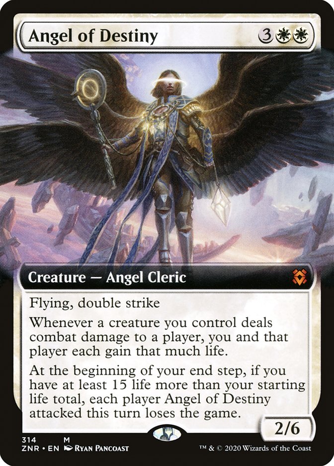 Angel of Destiny (Extended) [Zendikar Rising] | Gamer Loot