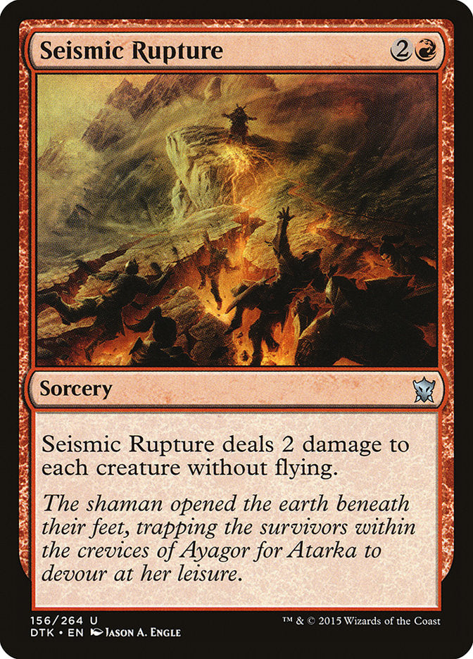 Seismic Rupture [Dragons of Tarkir] | Gamer Loot