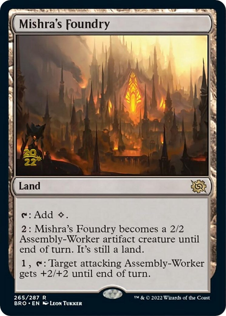 Mishra's Foundry [The Brothers' War: Prerelease Promos] | Gamer Loot